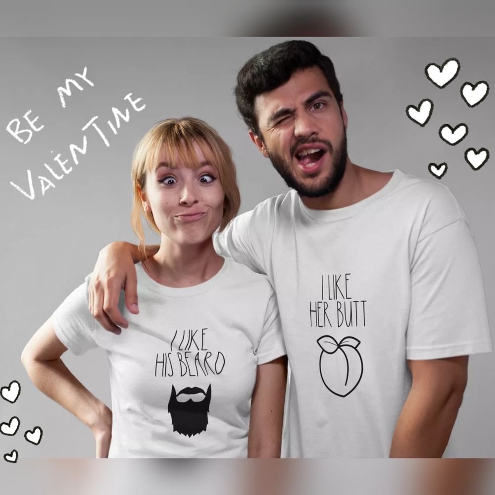 Custom Printed Couples Valentine's Day Tshirts!